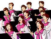 Cartoon Gospel Choir