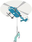 rescue helicopter clipart