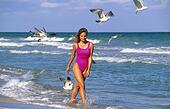 belle femme plage