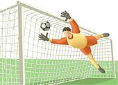 clipart goalkeeper